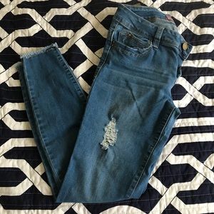 YMI distressed skinny jeans